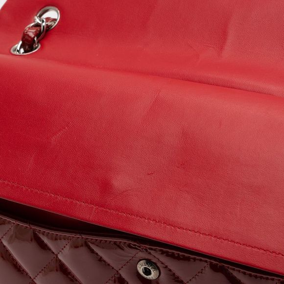 Chanel Patent Leather Classic Maxi Double Flap Bag - Picture 14 of 15